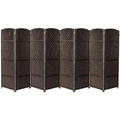 8 Panel Room Divider (Double Hinged)