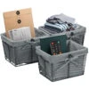 Wire Basket Bins (Set Of 3) 1 Wire Basket Bins (Set Of 3) -Sorbus Decor Shop 1. BSKT WR3 GRY Main