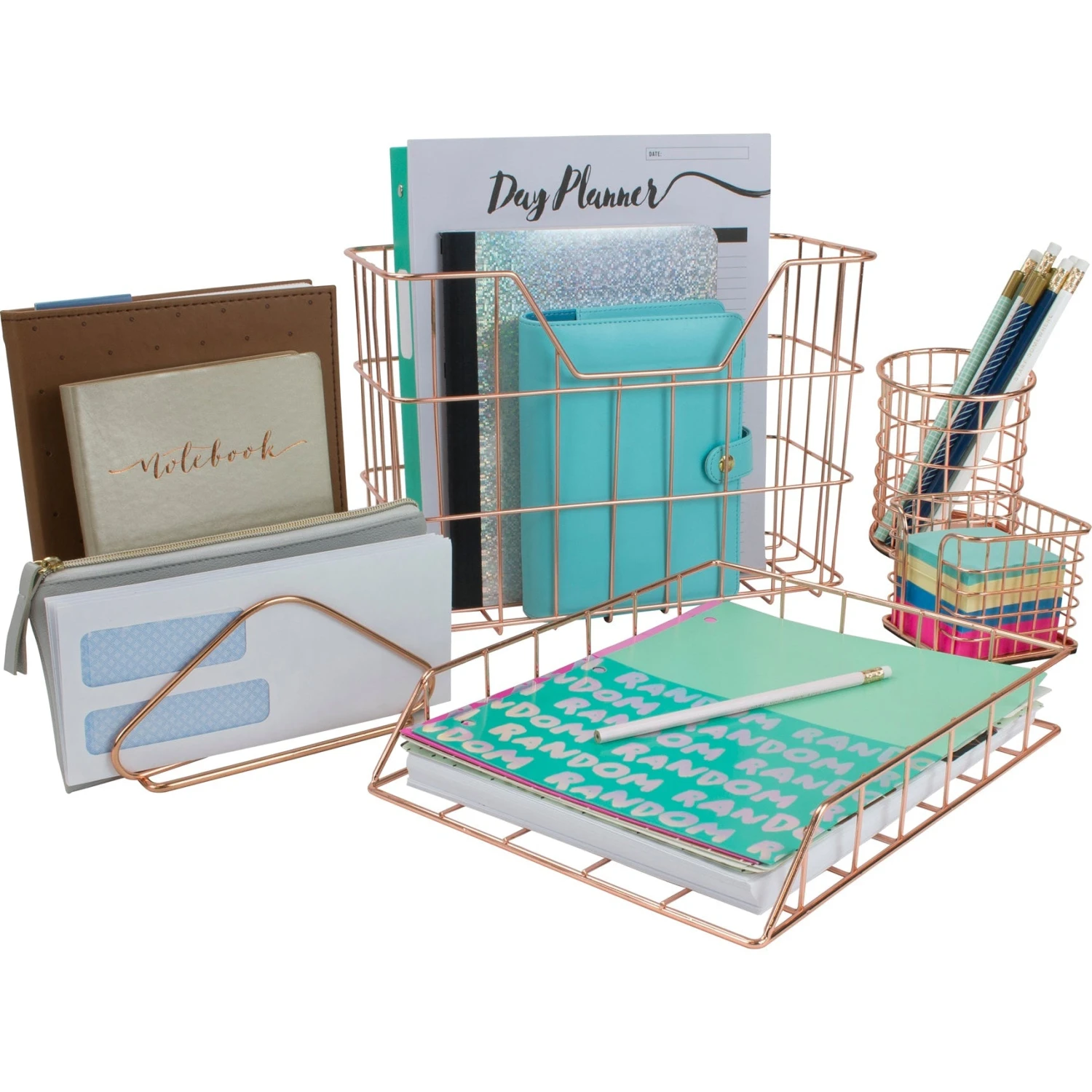 Desk Organizer Set (5 Pc) 3 Desk Organizer Set (5 Pc)