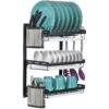 Dish Drying Wall Rack (3 Tier) 1 Dish Drying Wall Rack (3 Tier) -Sorbus Decor Shop 1. DR TR3 Main