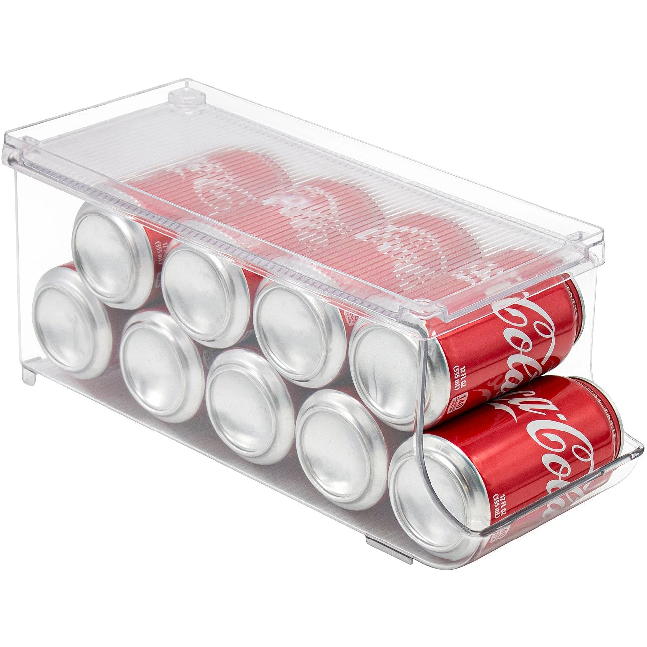 Soda Can Organizer Bin With Lid 9 Soda Can Organizer Bin With Lid - Image 7