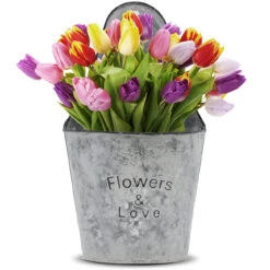 Metal Pocket Planter