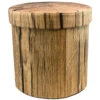 Log Print Storage Ottoman 2 Log Print Storage Ottoman -Sorbus Decor Shop 1. Tree Stump Front