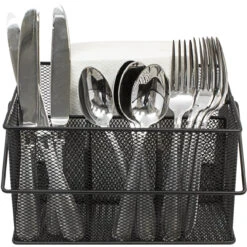 Steel Mesh Utensil Caddy 37 Steel Mesh Utensil Caddy -Sorbus Decor Shop 1. UTN CADY BLK Main Swatch B14