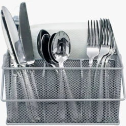 Steel Mesh Utensil Caddy 32 Steel Mesh Utensil Caddy -Sorbus Decor Shop 1. UTN CADY SLV Main Swatch G14