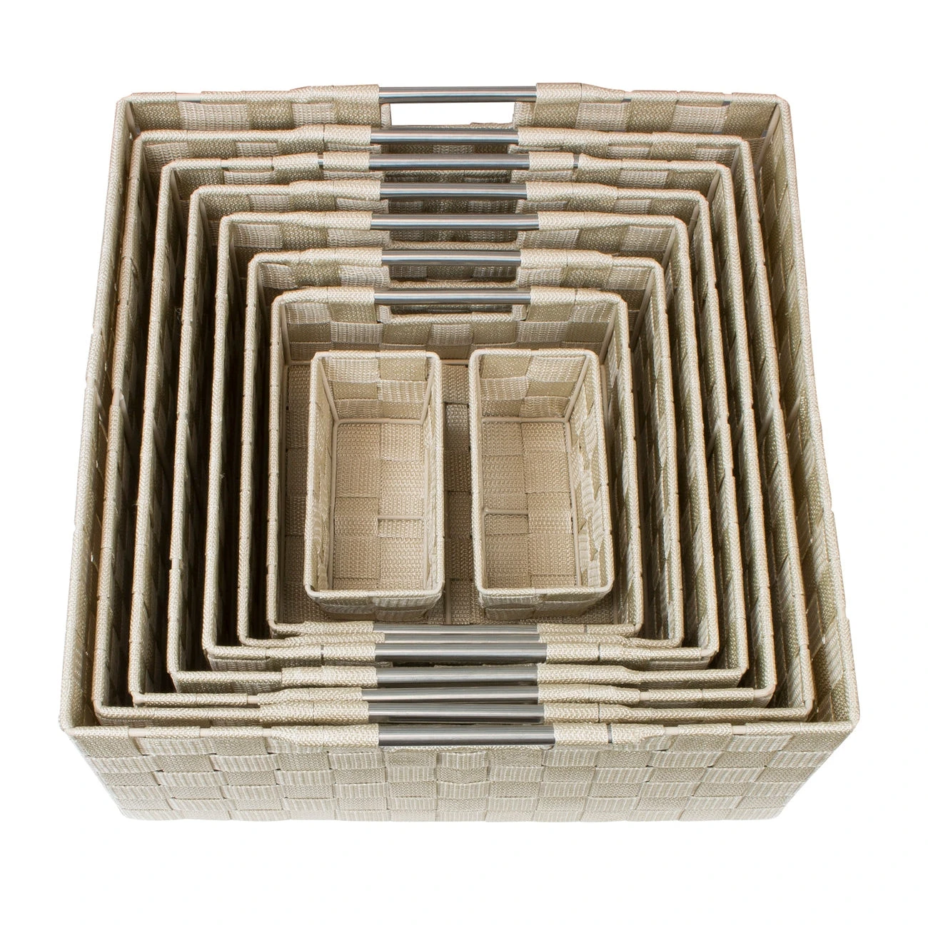 Basket Bin Set Double Woven (9 Pack) 7 Basket Bin Set Double Woven (9 Pack) - Image 5