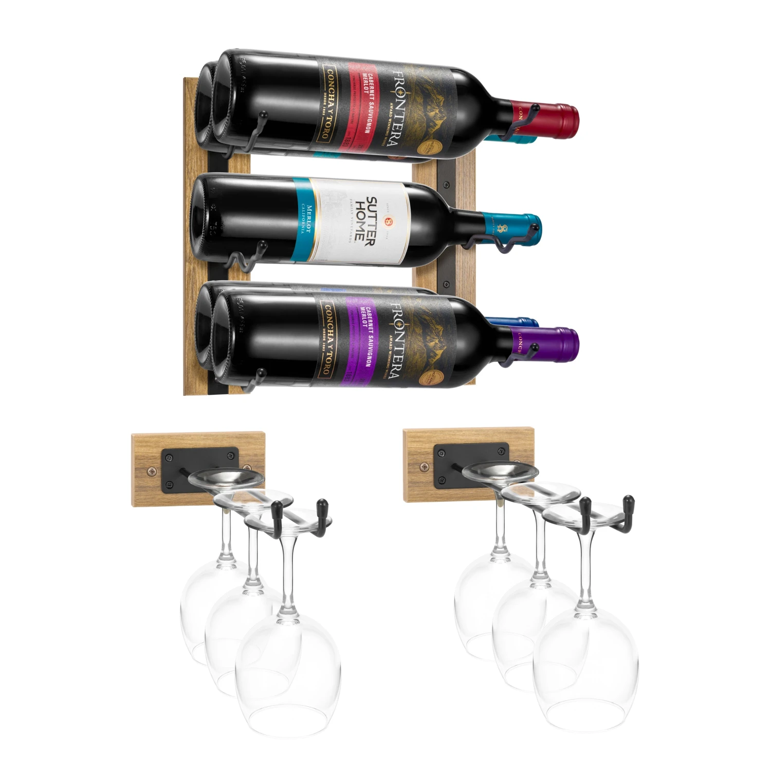 Wine Rack Stemware Wall Mounted (Set Of 4) 16 Wine Rack Stemware Wall Mounted (Set Of 4) - Image 14
