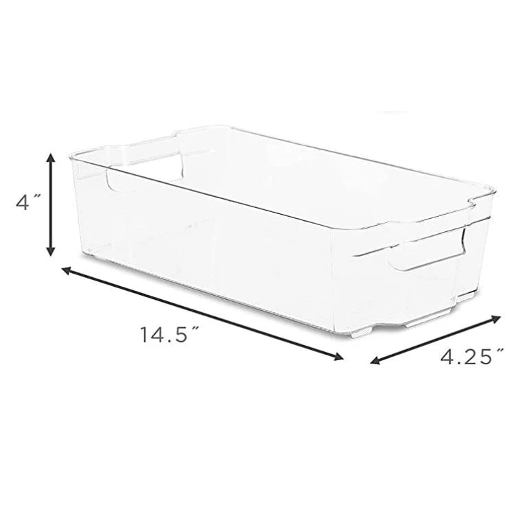 Fridge And Freezer Bin Set (4Pc) 4 Fridge And Freezer Bin Set (4Pc) - Image 2