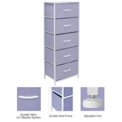 5 Drawer Tower Nightstand -Sorbus Decor Shop 11 3184933e 5f21 4d42 9542 3ad59d160d5f