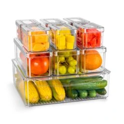 Stackable Food Storage Bins With Lids (10 Pack) 14 Stackable Food Storage Bins With Lids (10 Pack) -Sorbus Decor Shop 11 461feb0f a968 4d2e aed1 803294425f17