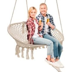 Macram© Double Bench Swing -Sorbus Decor Shop 11 63774c06 9445 456c af10 b930ea0d3c16