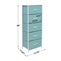 5 Drawer Tower Nightstand -Sorbus Decor Shop 12