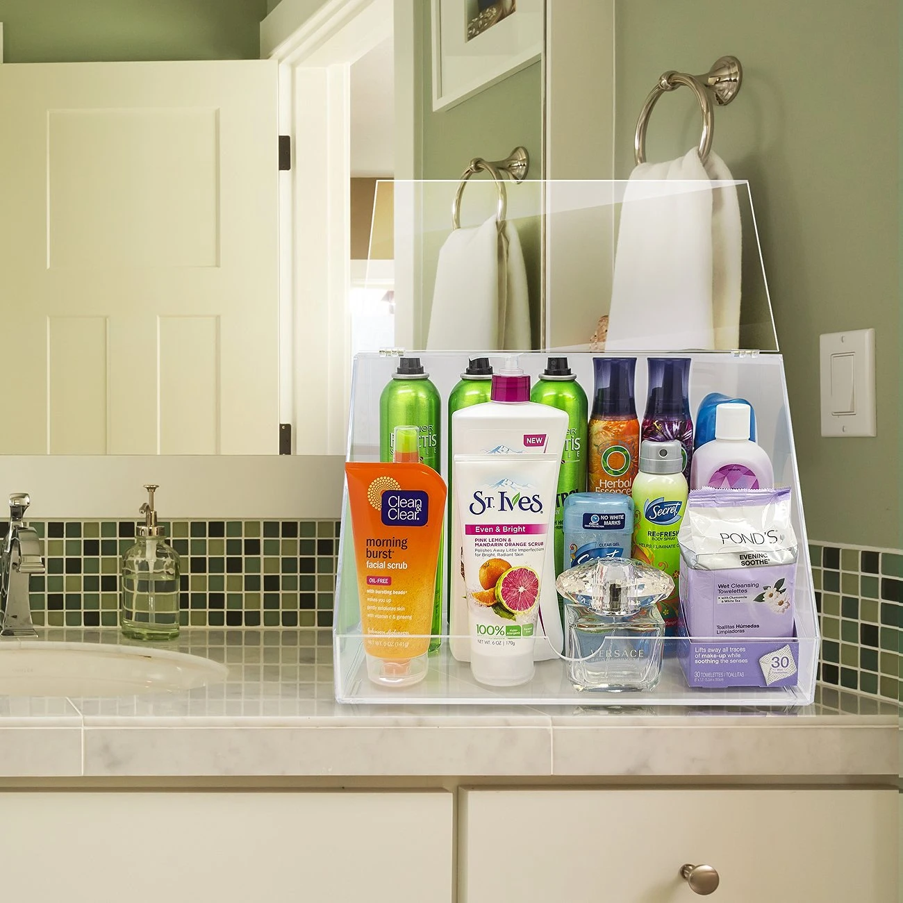 Slanted Lid Cosmetic Display Case 4 Slanted Lid Cosmetic Display Case - Image 2