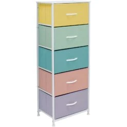 5 Drawer Tower Nightstand