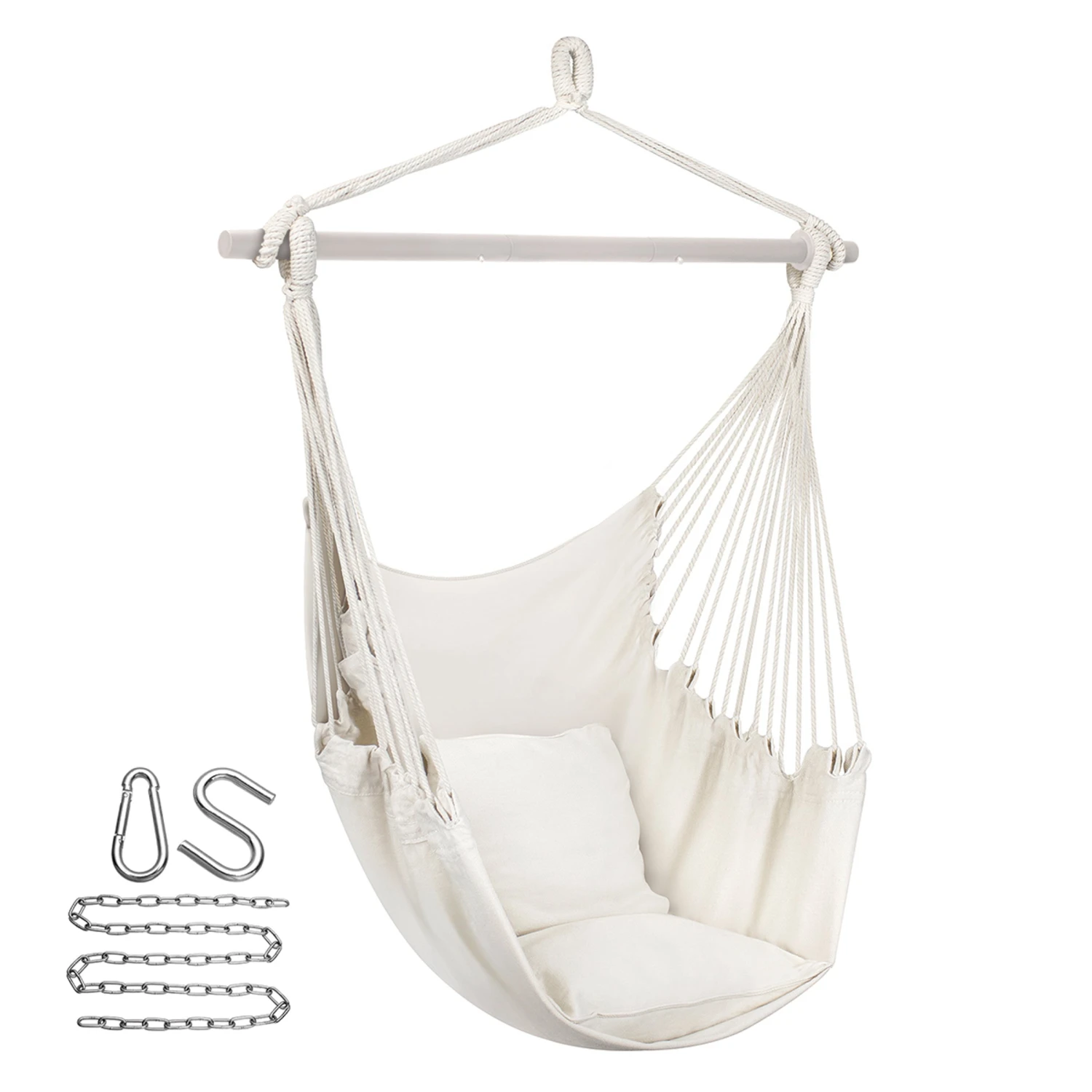 Caribbean Style Hanging Hammock Swing Chair 3 Caribbean Style Hanging Hammock Swing Chair