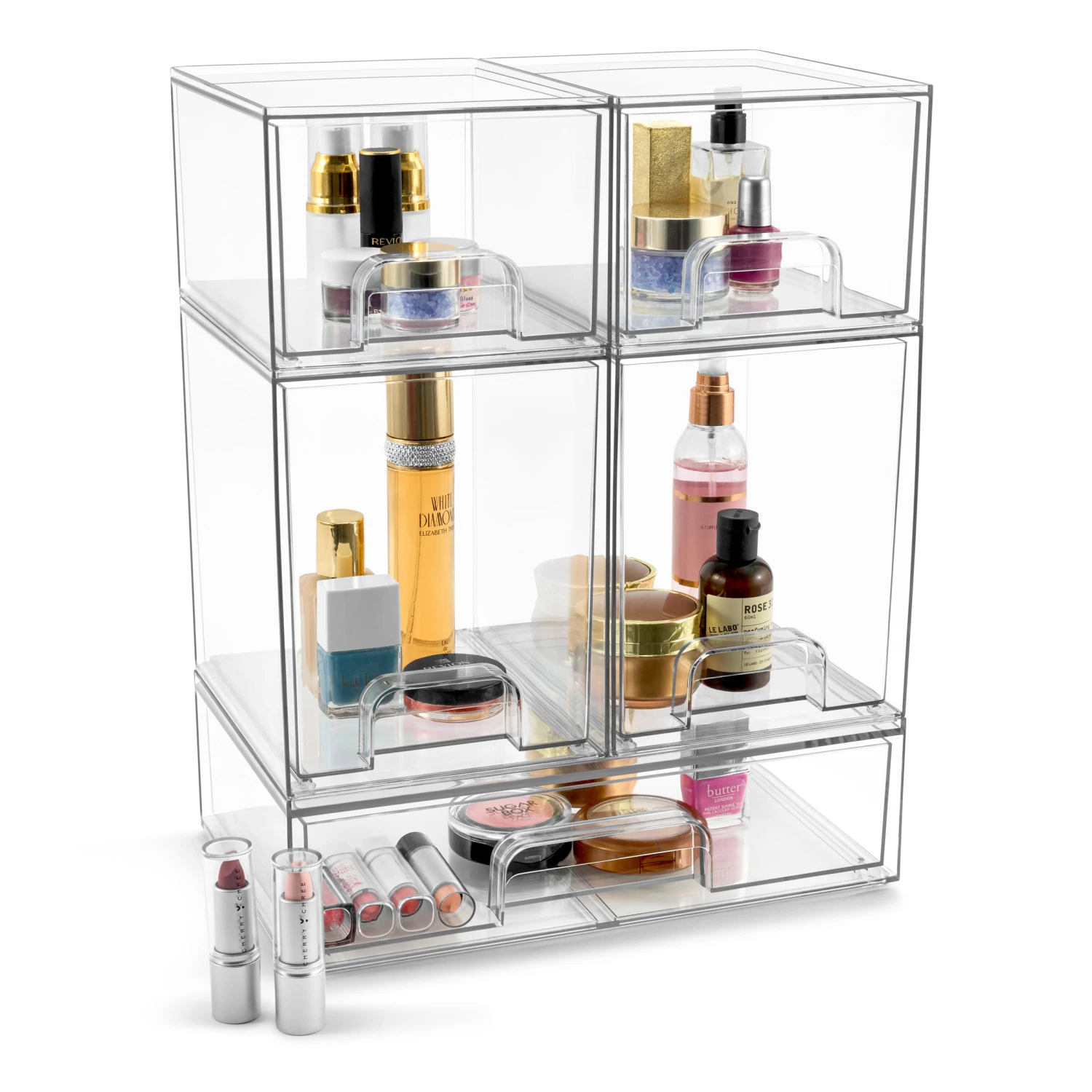 Acrylic Organizer Storage Drawers (5 Drawer) 3 Acrylic Organizer Storage Drawers (5 Drawer)