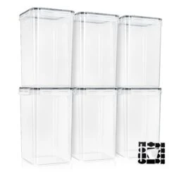 Tall Large Airtight Food Storage Containers (6 Pack) -Sorbus Decor Shop 1 16833ef1 0a86 4608 a182 f440c4b10ef3