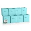 13" Cube Storage Bins (8 Pack, Solid Colors) -Sorbus Decor Shop 1 1bd13091 654c 408d 8b8b 33de3c20ce0c