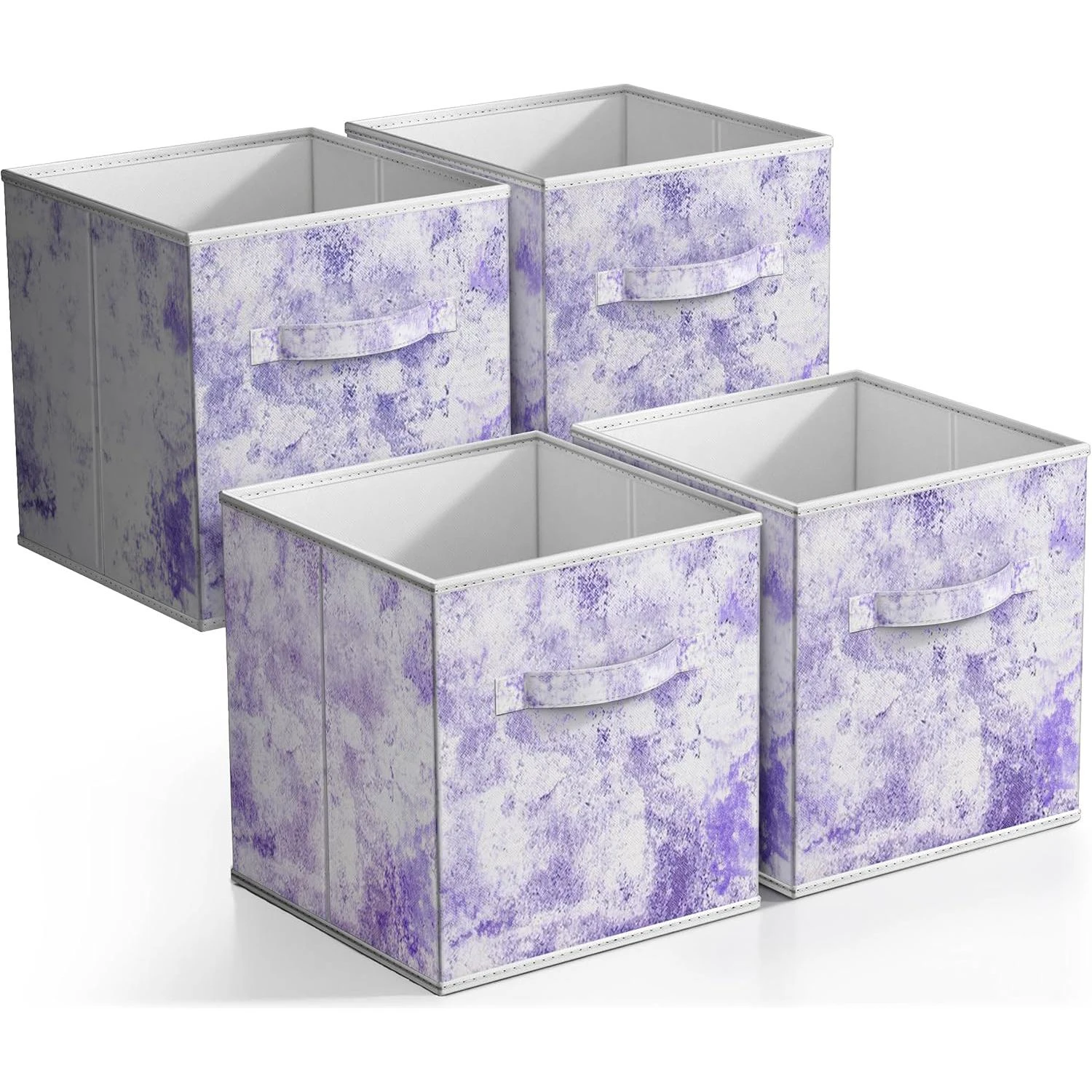 Tie-Dye Storage Cube Bins (4 Pack) 5 Tie-Dye Storage Cube Bins (4 Pack) - Image 3