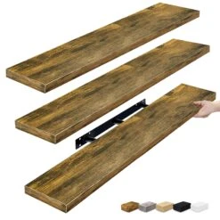 Extra Long Floating Shelves (Set Of 3) -Sorbus Decor Shop 1 25c0973a df0f 4b9d af24 52520bafb471