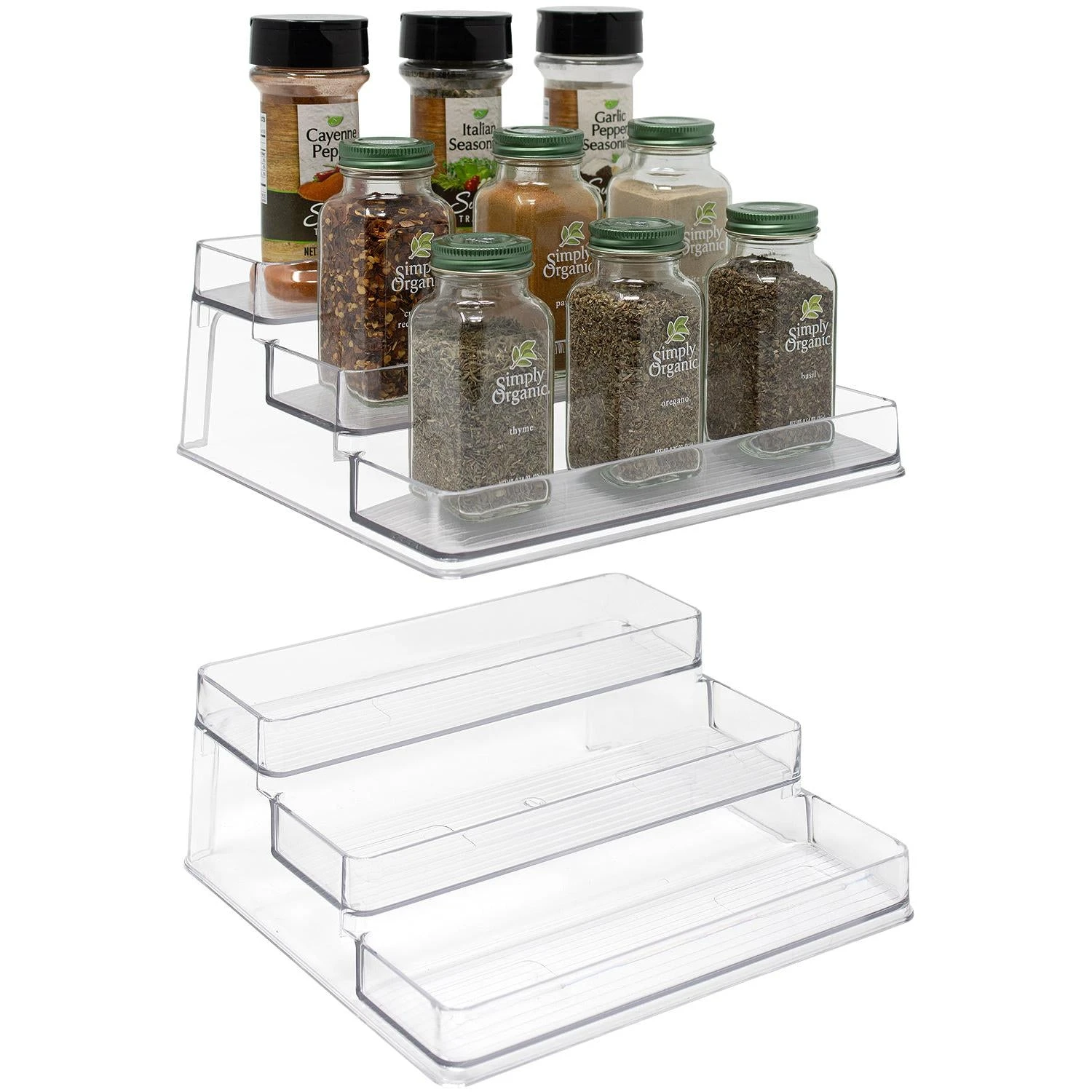 Shelf Organizer (2Pack 3Tier) 4 Shelf Organizer (2Pack 3Tier) - Image 2