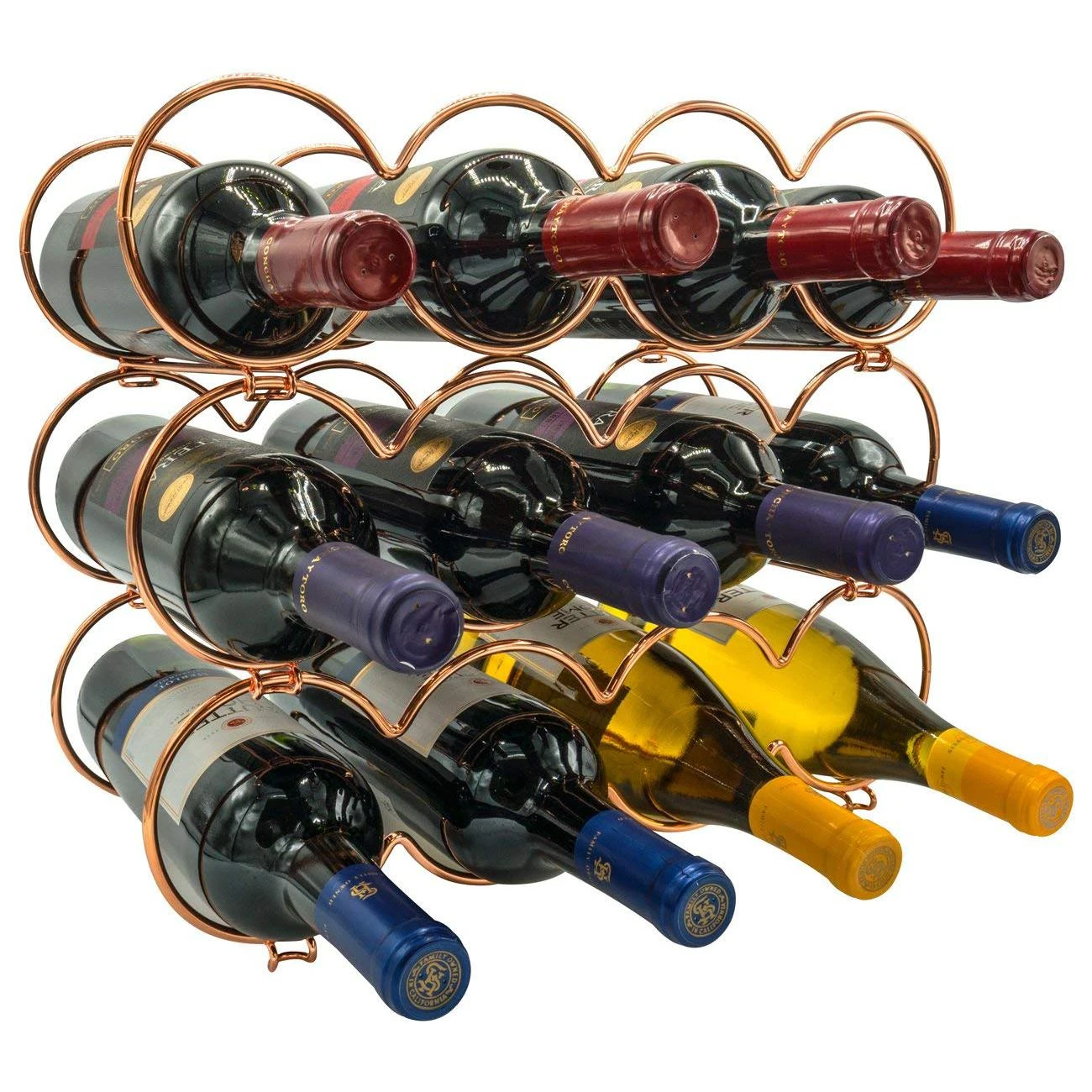12 Bottle Wine Rack (3 Tier) 8 12 Bottle Wine Rack (3 Tier) - Image 6