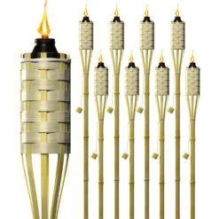Matney Bamboo Refillable Metal Torches 26 Matney Bamboo Refillable Metal Torches -Sorbus Decor Shop 1 29c38a81 9214 4f39 88af 770b4d5288f8