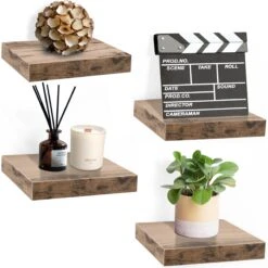 Floating Shelf Square Invisible Mounting (4 Pack) 37 Floating Shelf Square Invisible Mounting (4 Pack) -Sorbus Decor Shop 1 2b35b162 d589 4401 af6f f2b52f5c41dc