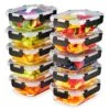 Rectangular Glass Meal Prep Containers Airtight Lids (Set Of 10) 2 Rectangular Glass Meal Prep Containers Airtight Lids (Set Of 10) -Sorbus Decor Shop 1 320db43a c141 4647 b535 91e9d1dc2e2c
