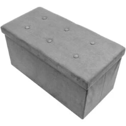 Faux Suede Storage Bench (Medium) -Sorbus Decor Shop 1 393a4cf2 cb82 45b7 9c33 0dc61ea01cf5