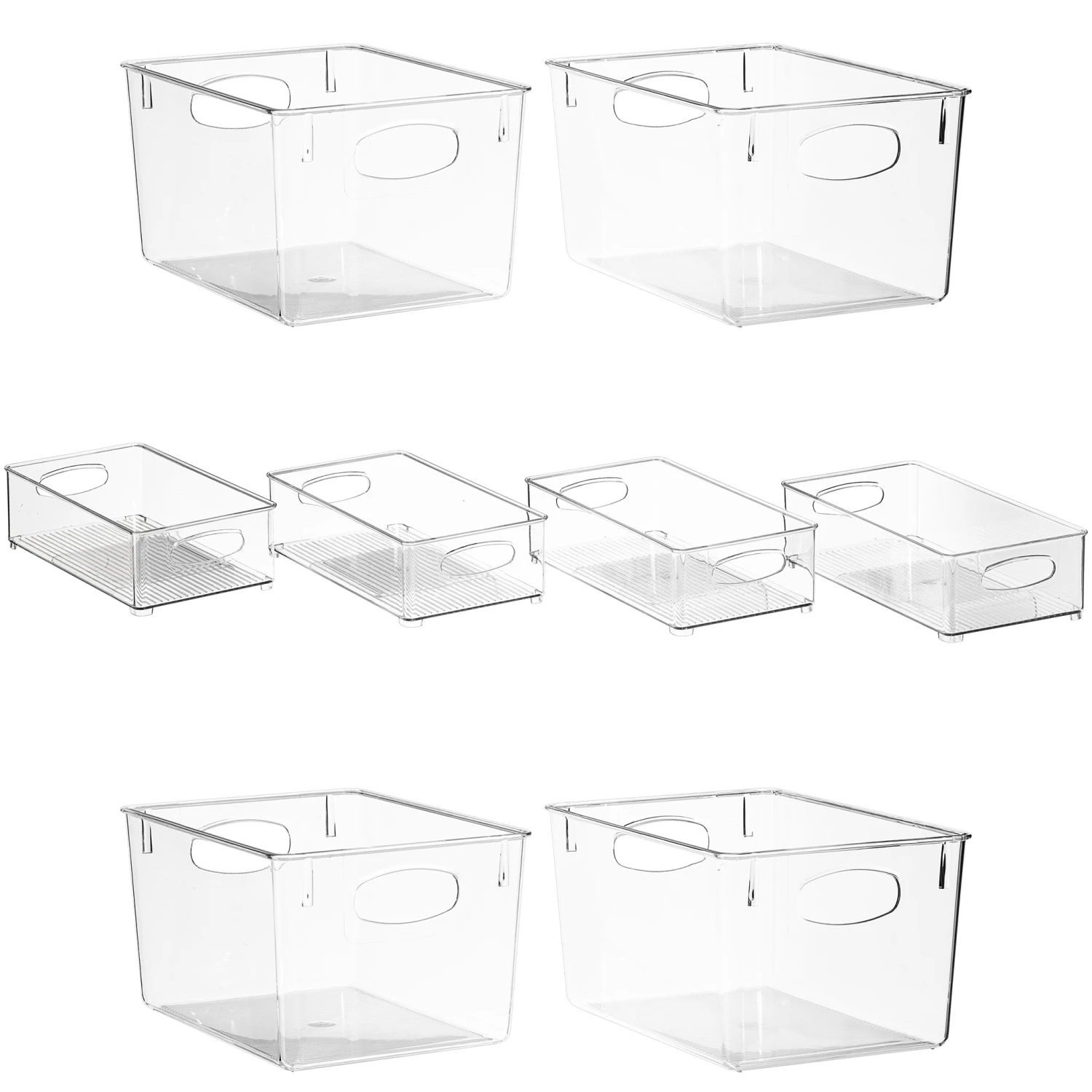 Fridge Bins Set (8 Pack) 4 Fridge Bins Set (8 Pack) - Image 2