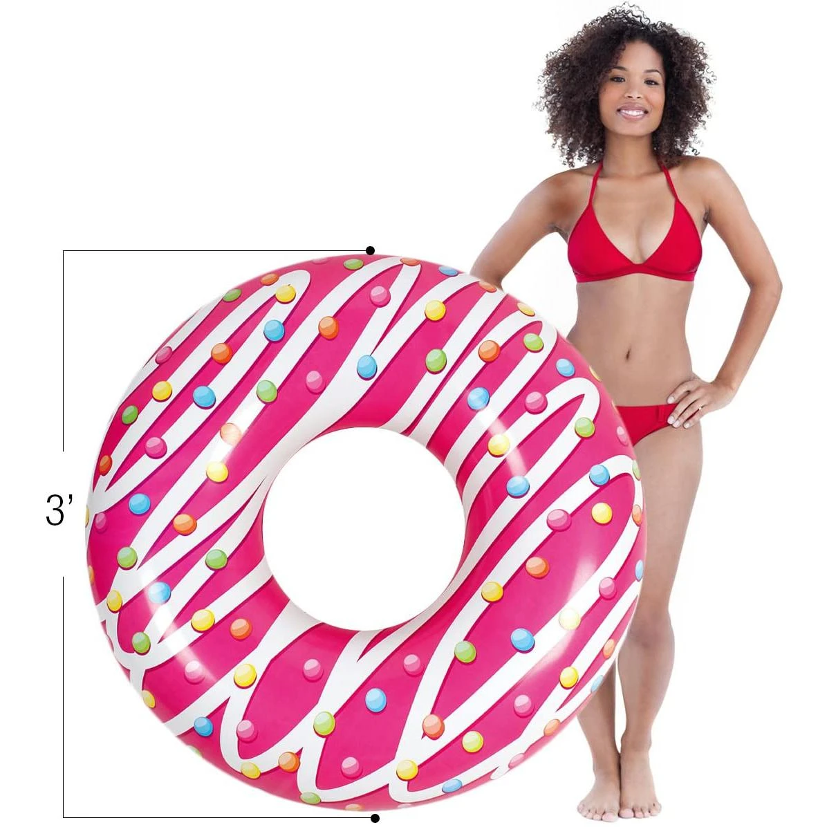 Inflatable Pool Float Donut Lounger 5 Inflatable Pool Float Donut Lounger - Image 3