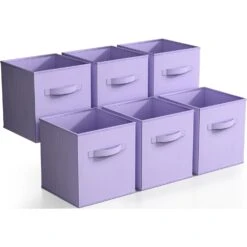 11" Cube Storage Bins (6 Pack Pastels) -Sorbus Decor Shop 1 3a519980 15fc 41cc 9961 187497f9afbb