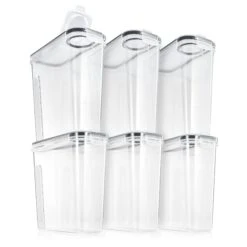 Narrow Airtight Food Storage Dispensers (6 Pack) 13 Narrow Airtight Food Storage Dispensers (6 Pack) -Sorbus Decor Shop 1 3acd9ae6 b098 4d6a bb07 84c4350afff4