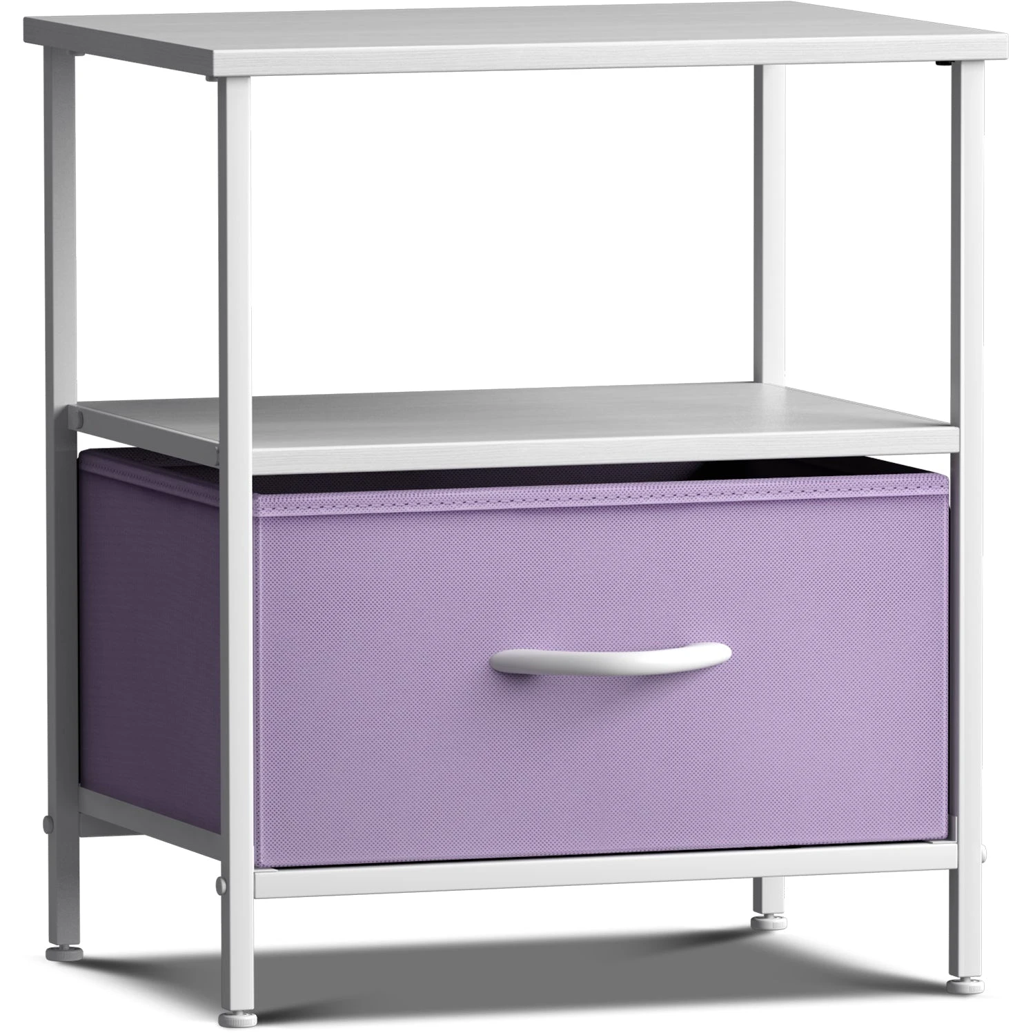 1 Drawer Nightstand Shelf 10 1 Drawer Nightstand Shelf - Image 9
