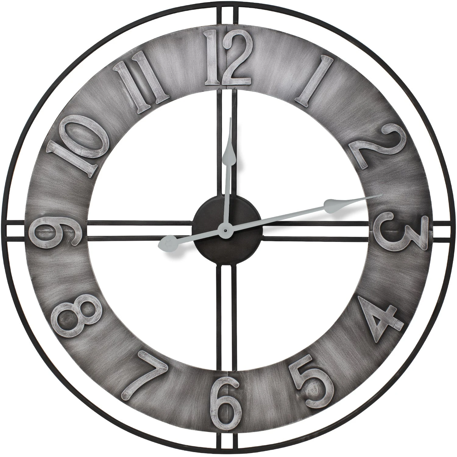 24" Distressed Wall Clock (Numeral) 4 24" Distressed Wall Clock (Numeral) - Image 2