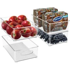 Fridge & Pantry Plastic Storage Bins Set -Sorbus Decor Shop 1 460e0a95 2b70 4bee b914 d8214c7b05ac