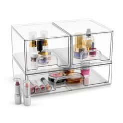 Acrylic Organizer Storage Drawers (3 Drawer)