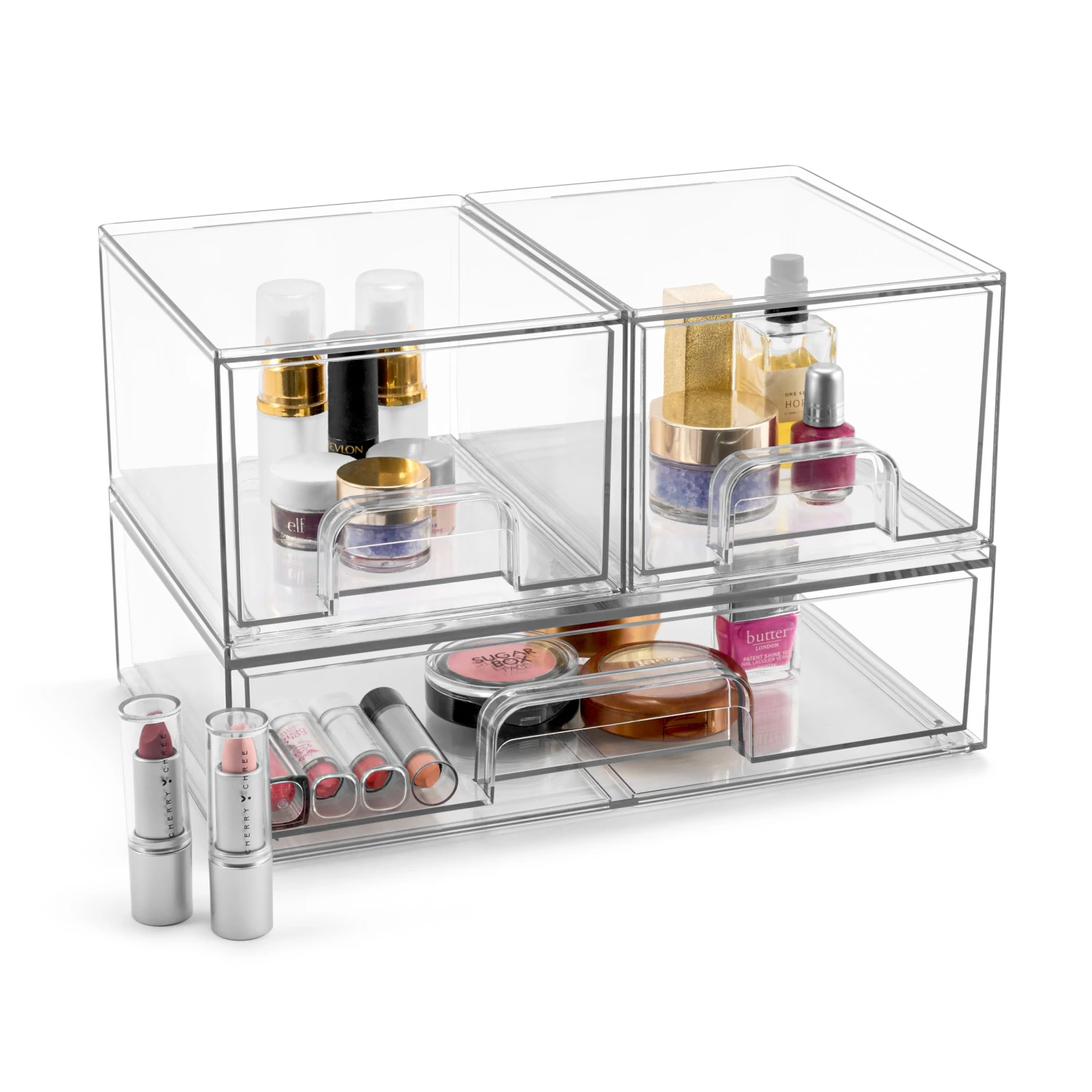 Acrylic Organizer Storage Drawers (3 Drawer) 3 Acrylic Organizer Storage Drawers (3 Drawer)