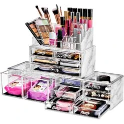 Makeup Organizer Case (12 Drawer 4Pc) -Sorbus Decor Shop 1 514fe786 43cf 4dfd b774 a897157e6273