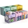 13" Large Cube Storage Bins With Window (6 Pack, Pastel) 1 13" Large Cube Storage Bins With Window (6 Pack, Pastel) -Sorbus Decor Shop 1 59188453 ffc4 4a5a 861d 9b971271d766