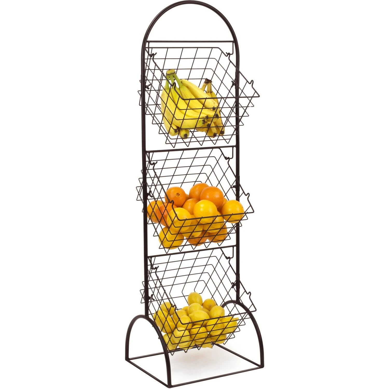 Adjustable Market Basket Stand (3 Tier) 4 Adjustable Market Basket Stand (3 Tier) - Image 2