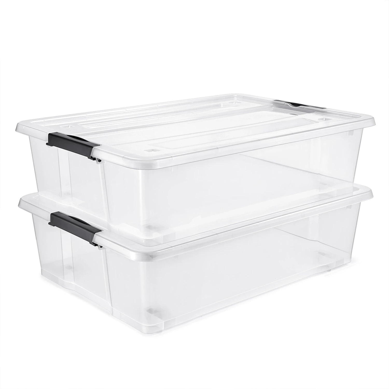 Underbed Bins With Lids (Set Of 2) 8 Underbed Bins With Lids (Set Of 2) - Image 6