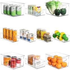 Plastic Container Bin Set (10 Pack)