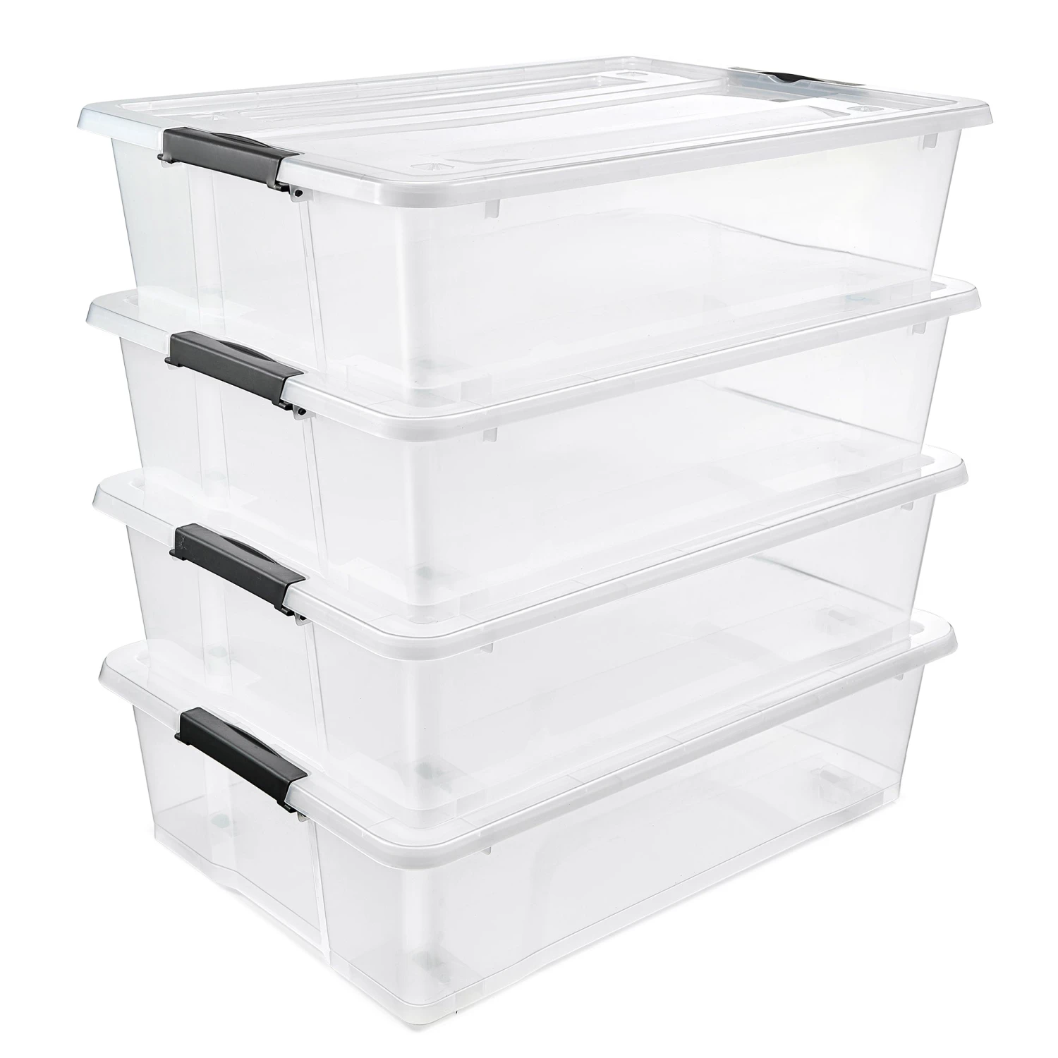 Underbed Bins With Lids (Set Of 4) 8 Underbed Bins With Lids (Set Of 4) - Image 6