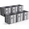 11" Cube Storage Bins (6 Pack Lines Print) 1 11" Cube Storage Bins (6 Pack Lines Print) -Sorbus Decor Shop 1 7663b25e d3df 4352 ac15 0000efd11435