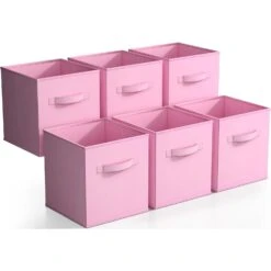 11" Cube Storage Bins (6 Pack Pastels) -Sorbus Decor Shop 1 78f6e0a5 f3c3 40f4 a609 79bdf81d812e