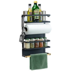 Magnetic Spice Rack Organizer (3 Tier)