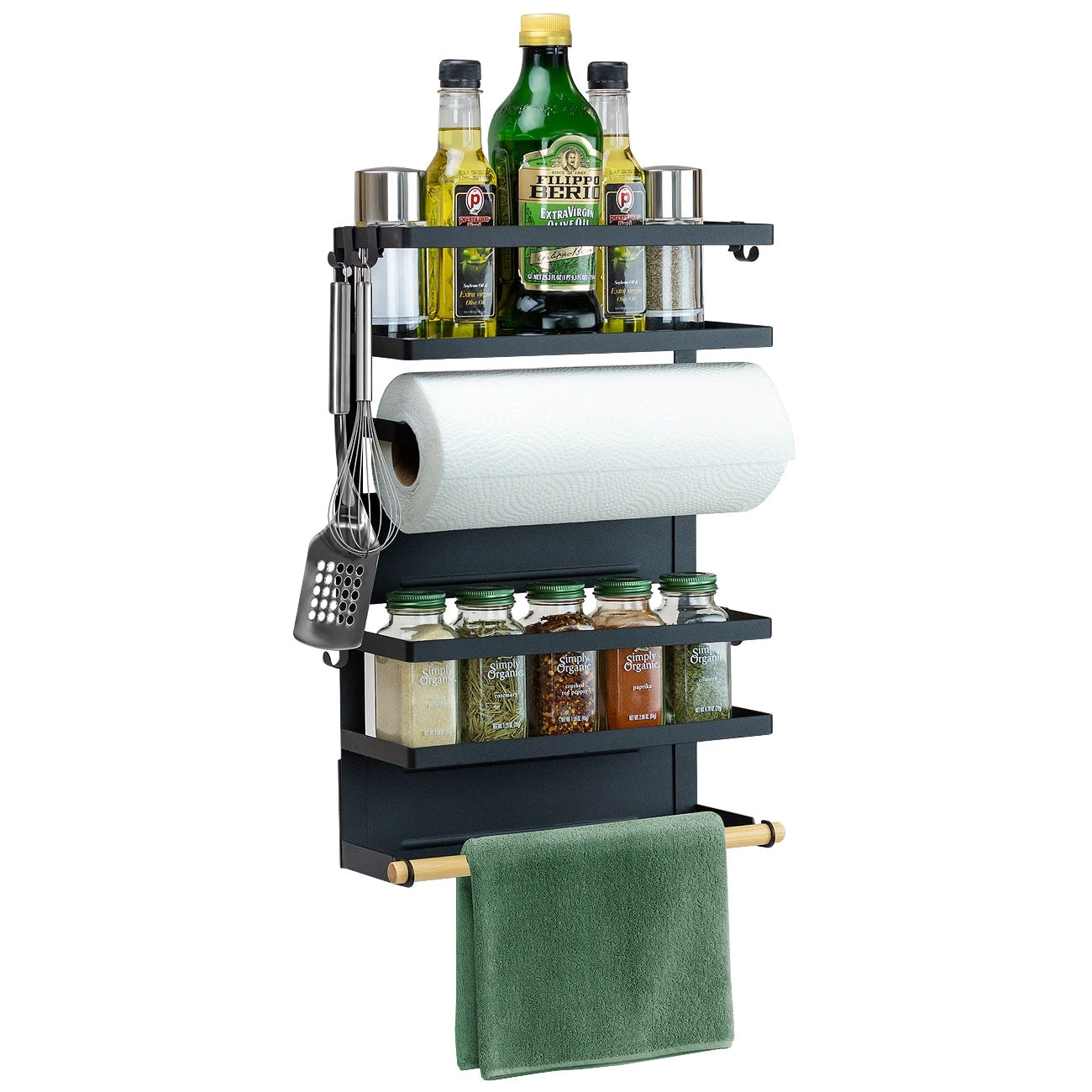Magnetic Spice Rack Organizer (3 Tier) 3 Magnetic Spice Rack Organizer (3 Tier)