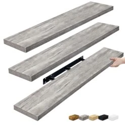 Extra Long Floating Shelves (Set Of 3) -Sorbus Decor Shop 1 84cfb412 98f5 4e1f 9d66 7145fdf03f6a